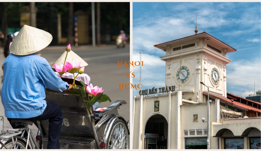 travel hanoi or ho chi minh city