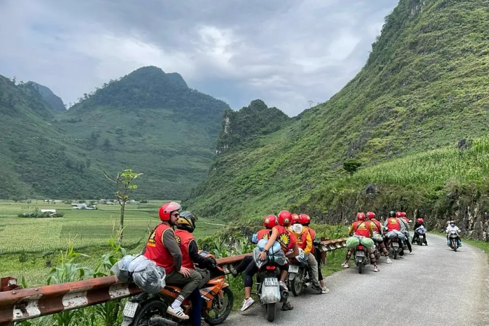 De Hano&iuml; &agrave; Cao Bang &agrave; moto