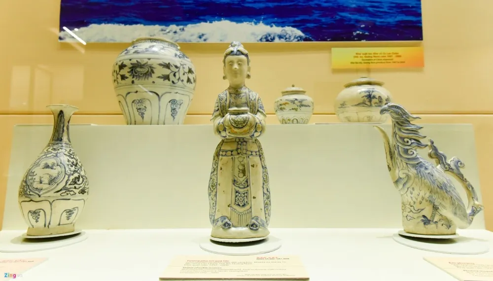 Ancient ceramics on display at Vietnam National Museum of History in Hanoi
