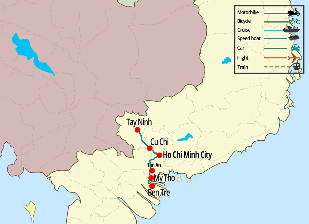 tour organizzato vietnam del sud in 5 giorni