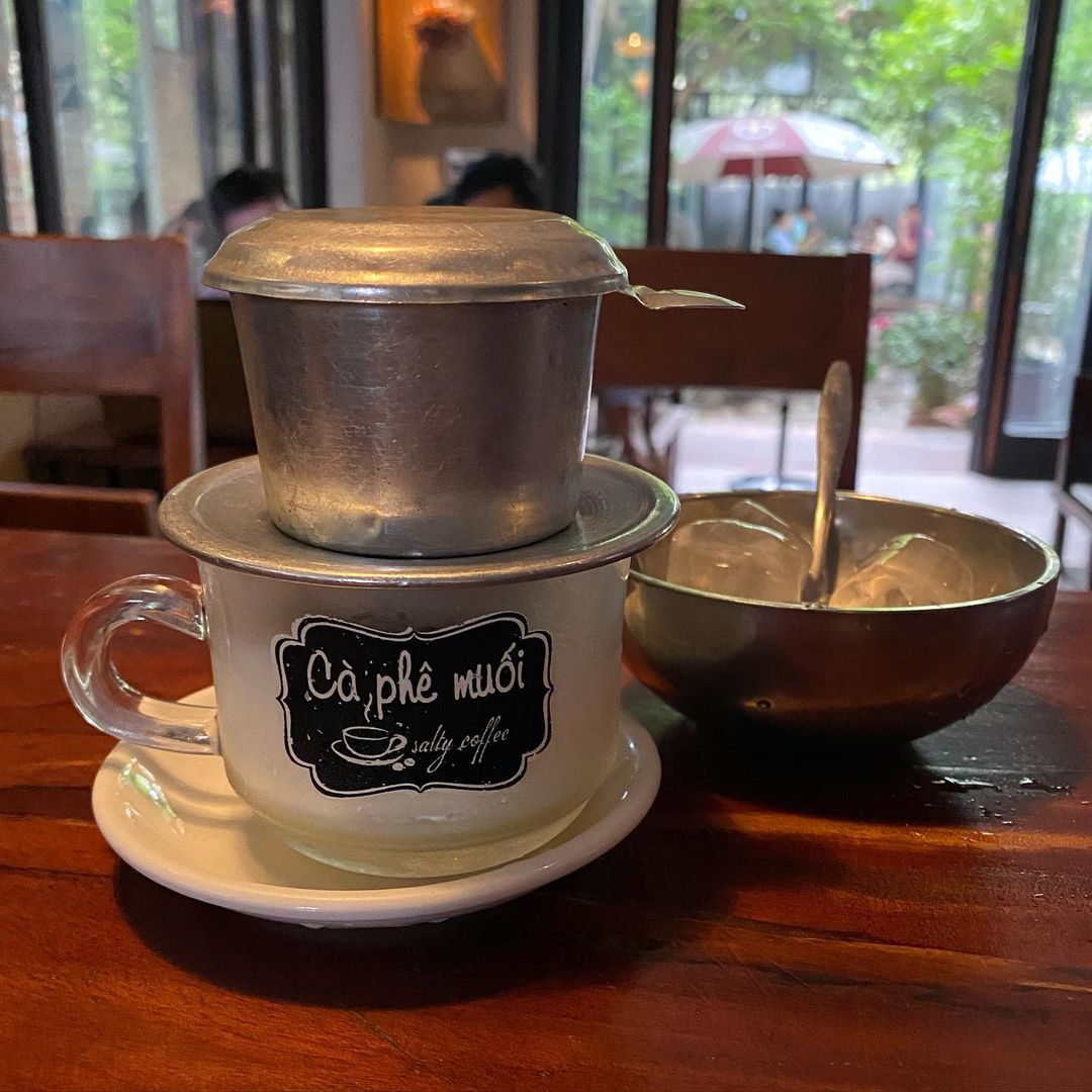a cup of salt coffee on hue journey
