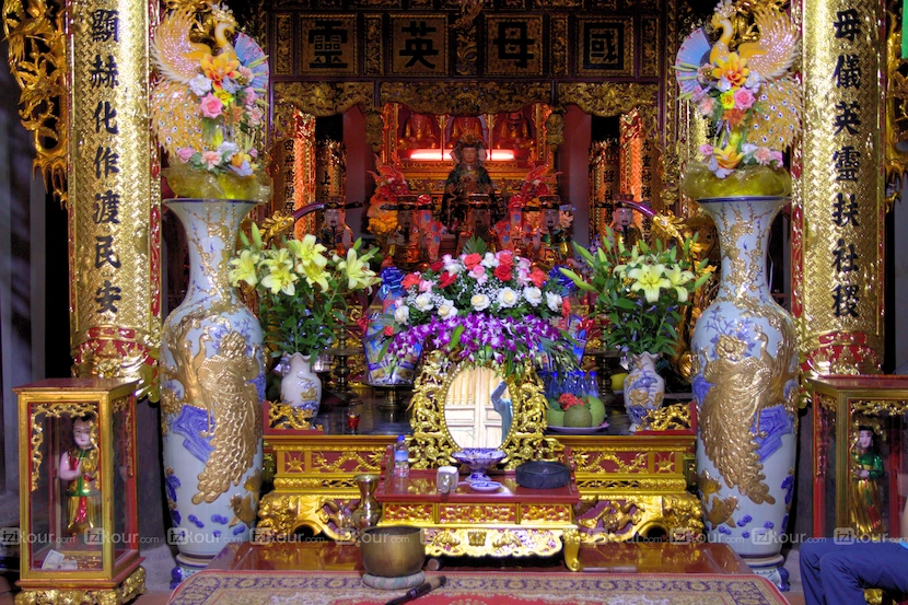 temple thung la, interieur