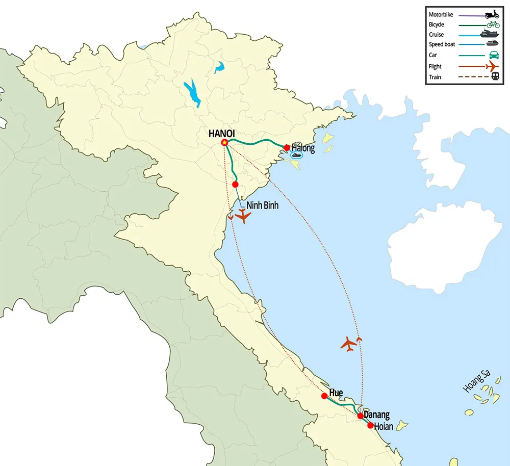 itinerary to vietnam in 10 days for family
