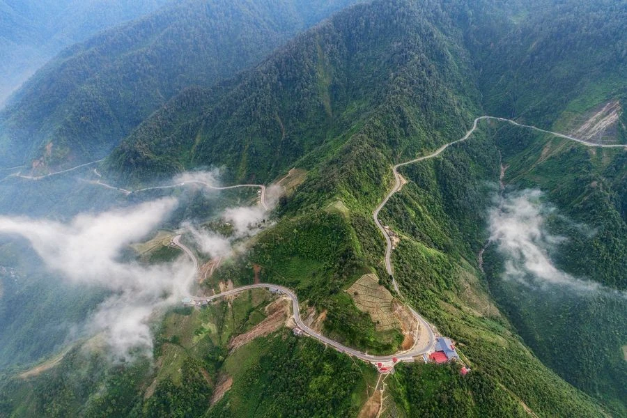 the best view of khau pha pass