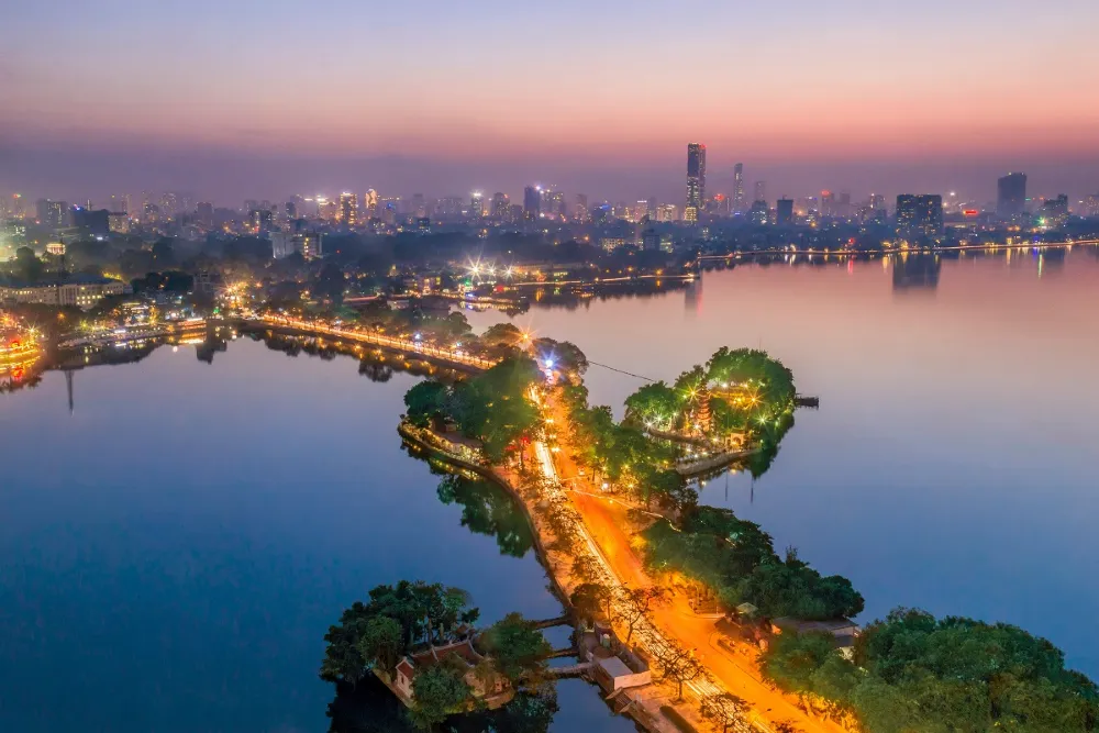 Beautiful view of Hanoi one of the best cities to visit in Vietnam