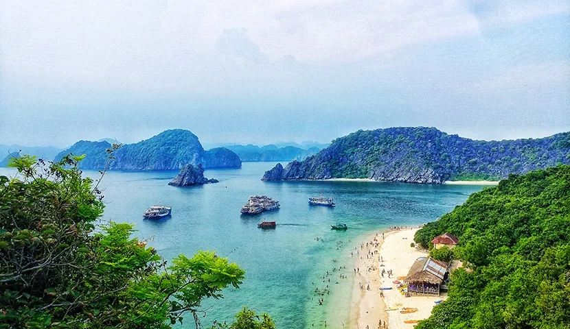 best beaches in vietnam lan ha bay