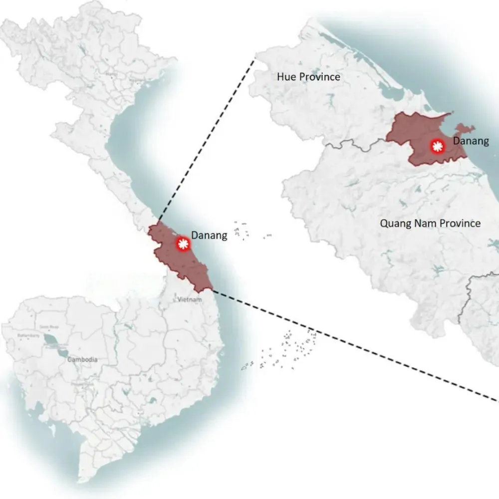 da nang vietnam location