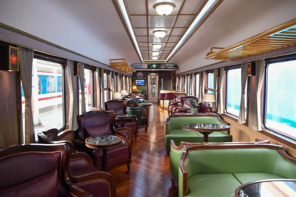 De Hanói a Hai Phong en un lujoso tren