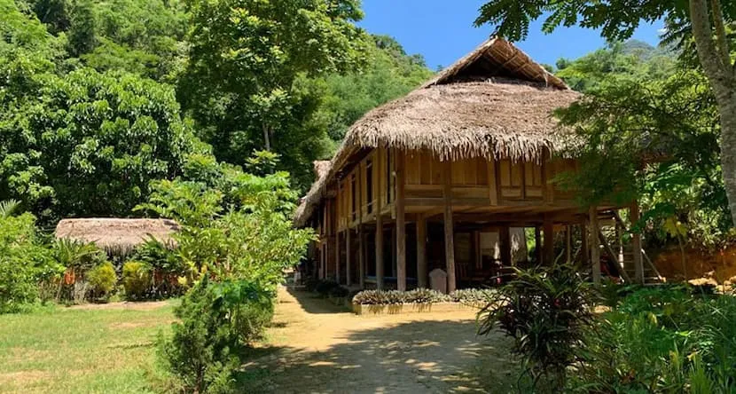 maison des habitants à Puluong