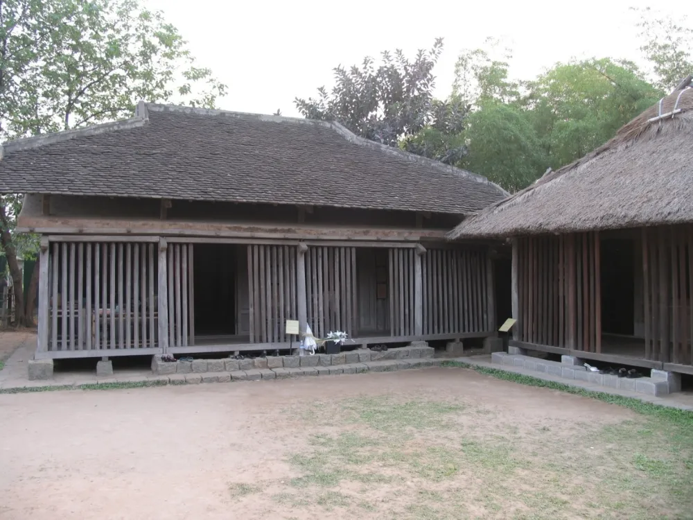 Traditional house of Cham people