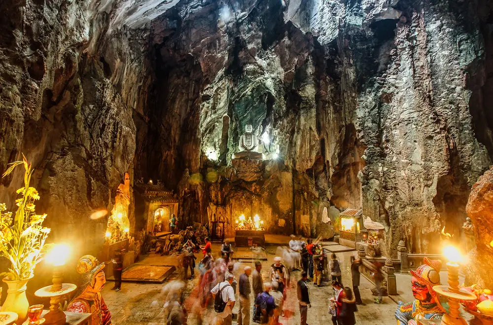 marble mountain da nang cave khong