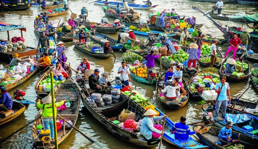 long xuyen vietnam en decembre