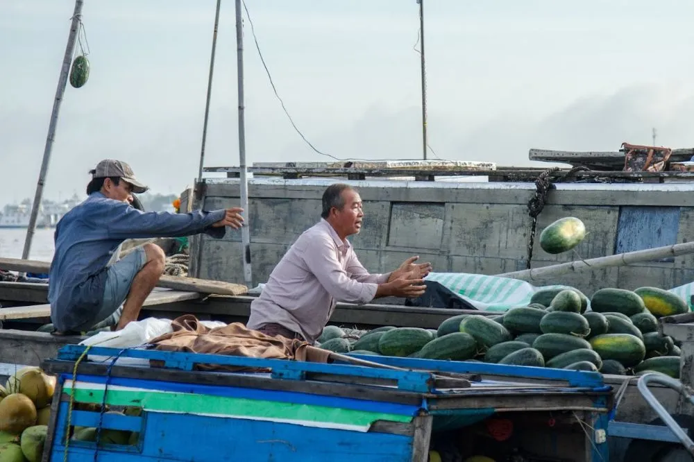 marche flottant du vietnam
