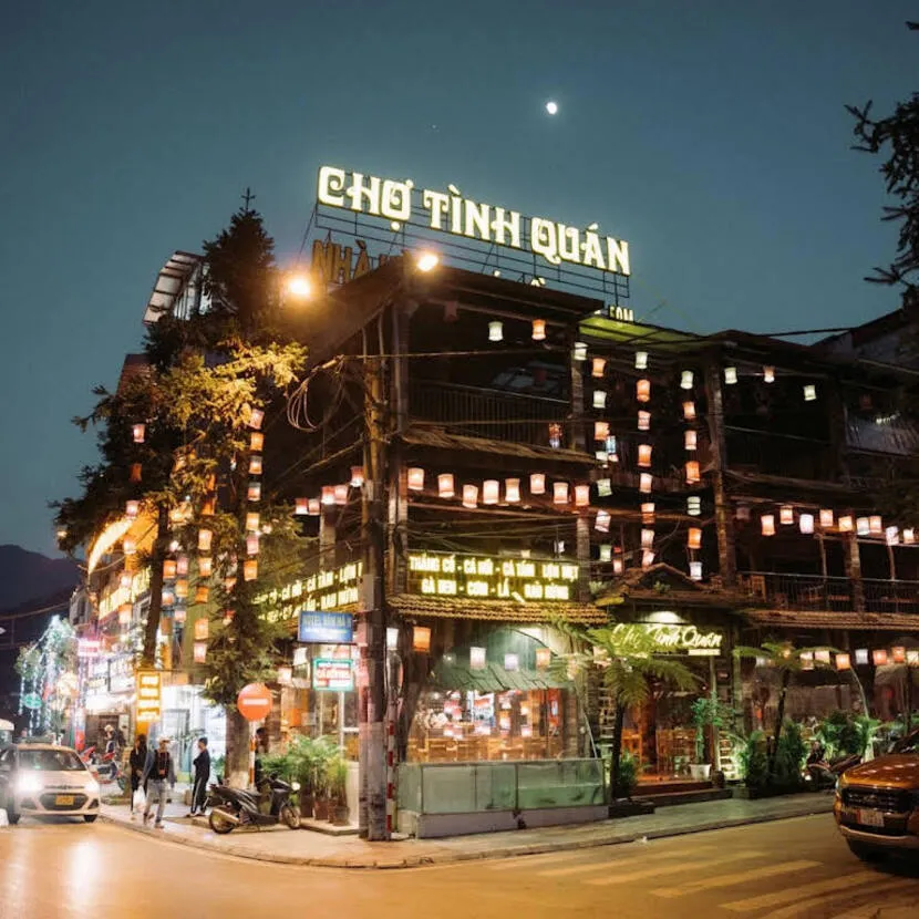restaurants sapa cho tinh quan