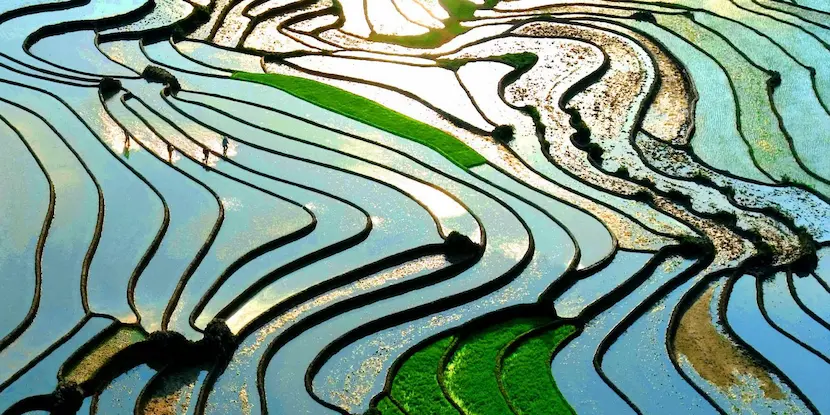 ta van village in water season