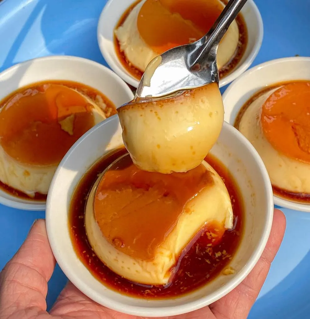 Flan en Hanói, Vietnam – cremoso y clásico