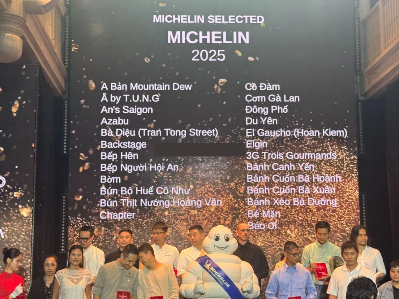 selected restaurant by michelin 2025