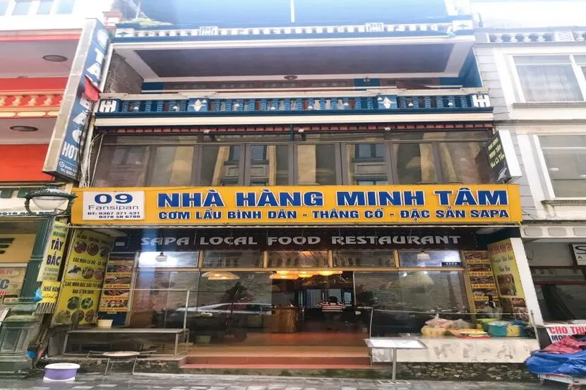 minh tam restaurant in sapa vietnam