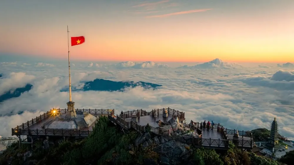 Mountain landscape in the Sapa region