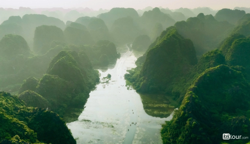 ninh binh in december dry weather