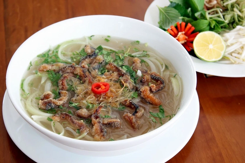 eel soup ninh binh food