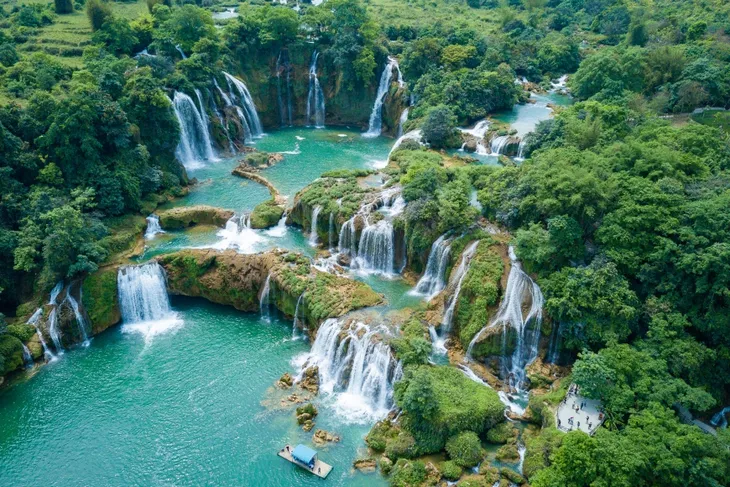 migliori luoghi da visitare nel Vietnam settentrionale cao bang ban gioc cascata