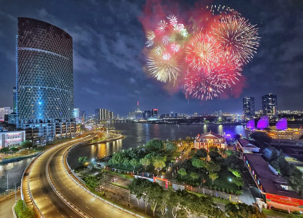 Regarder des feux d'artifice