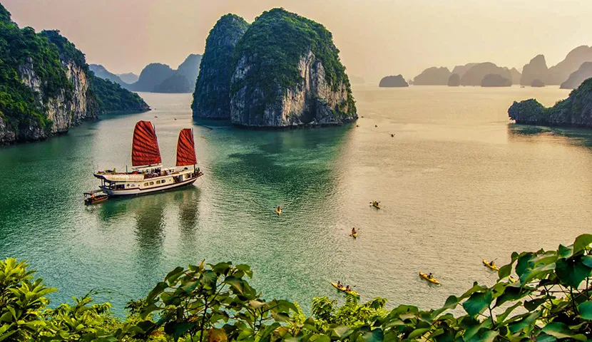 transportation in vietnam halong bay cruise