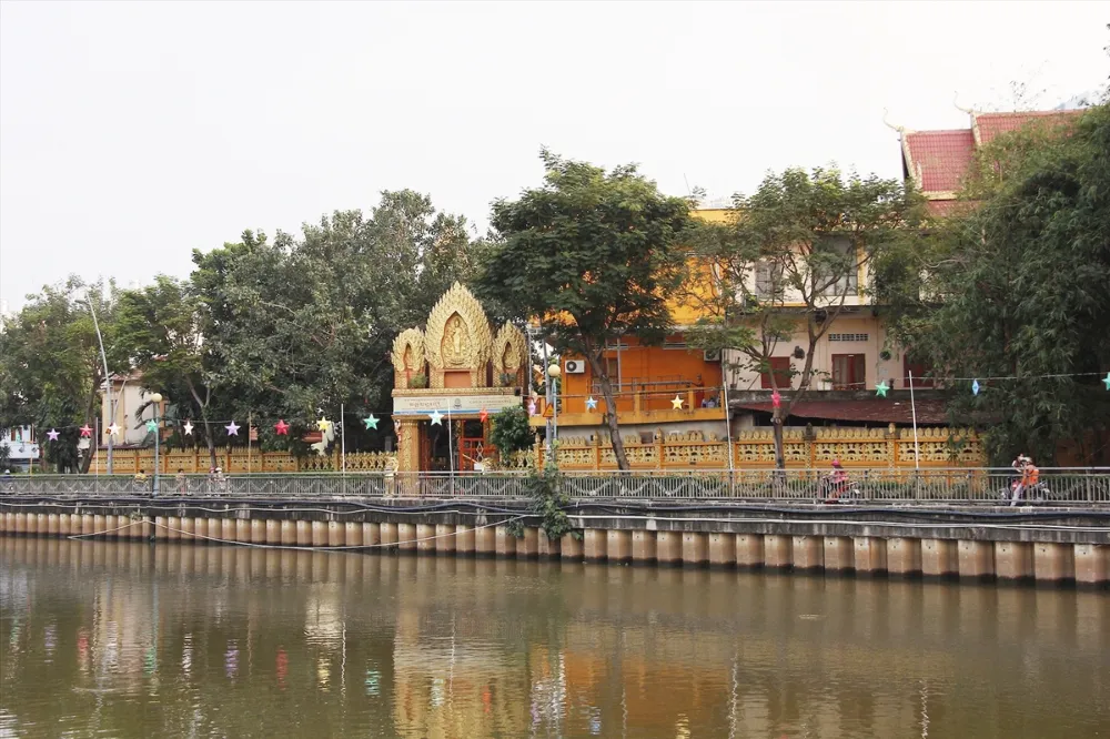 Khmer style Buddhist temple in Ho Chi Minh City