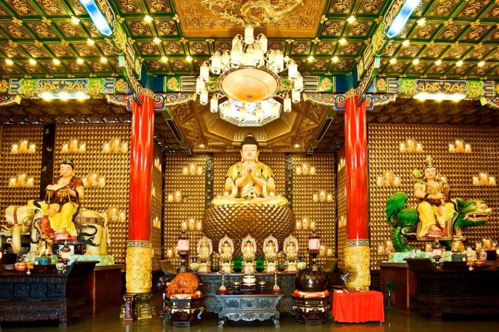 Ten Thousand Buddhas temple in Saigon Vietnam
