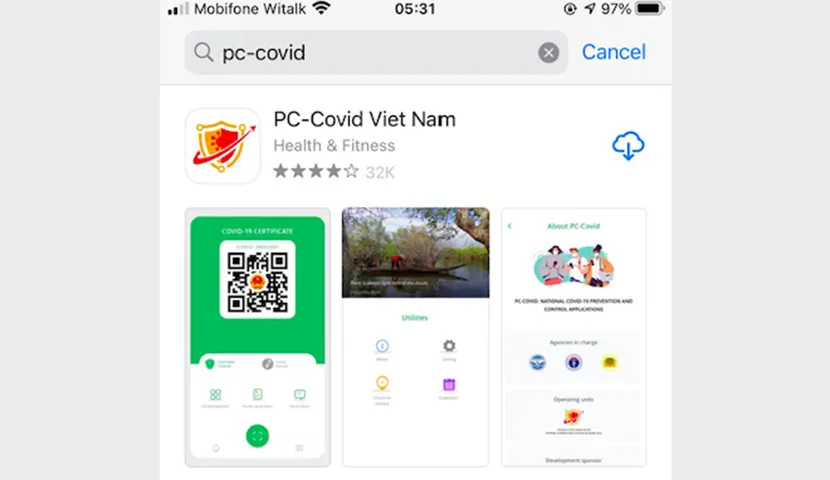 vietnam opens borden   pc covid app