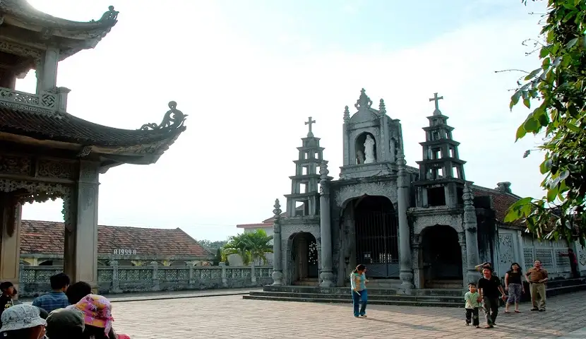 phat diem stone cathedral ninh binh vietnam