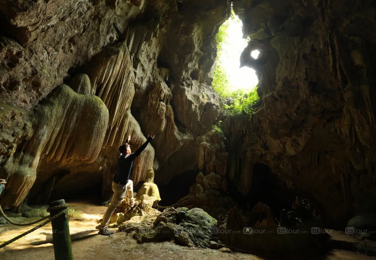 puits du ciel grotte de thien ha