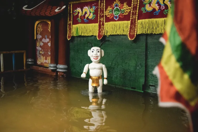spettacolo di marionette vietnamite 