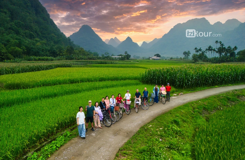 Giro in bicicletta nella valle di Lam Thuong