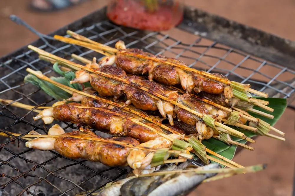 Kang Kep Baob (Grenouilles farcies)