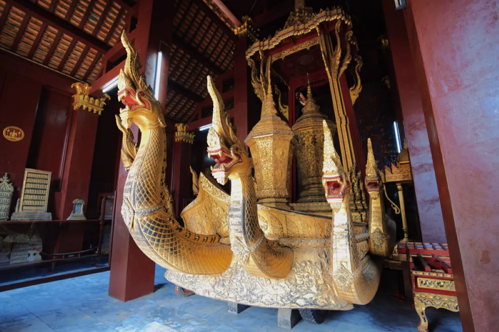 Le char funéraire du roi Sisavang Vong