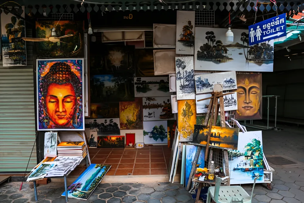 pittura tradizionale cambogiana