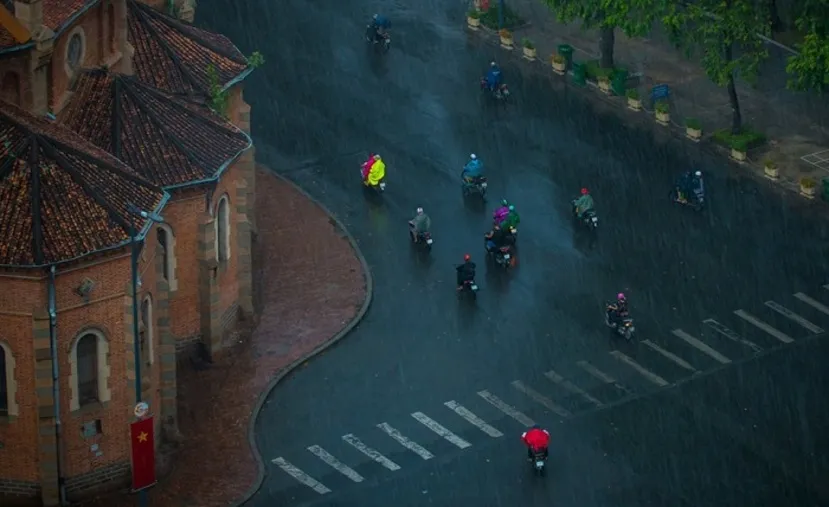 Stagione delle pioggie nel Vietnam del Sud