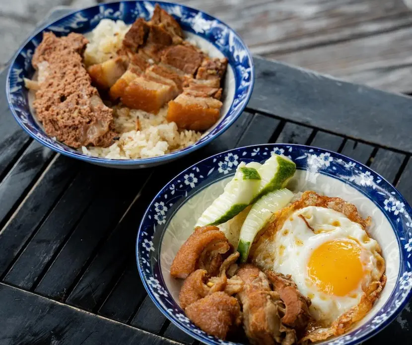 Arroz glutinoso sabroso vietnamita