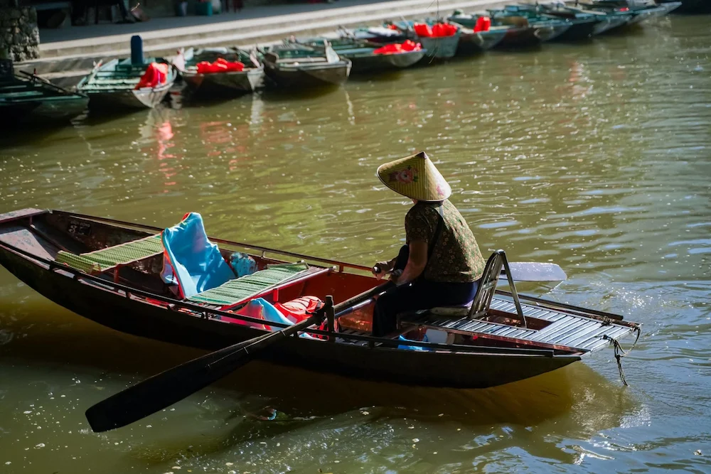 tam coc boat trip december