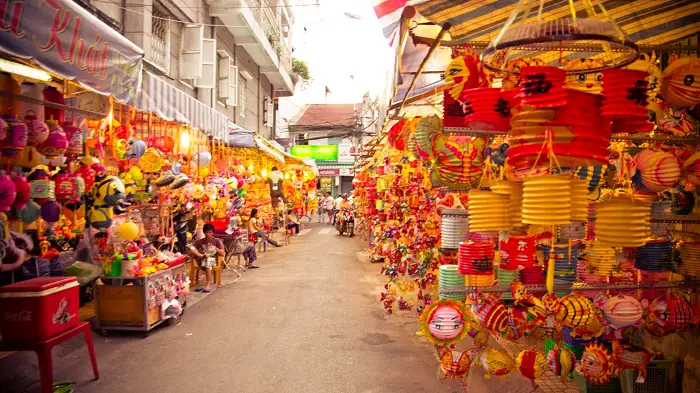 quartiere cinese di città di Ho chi Minh 