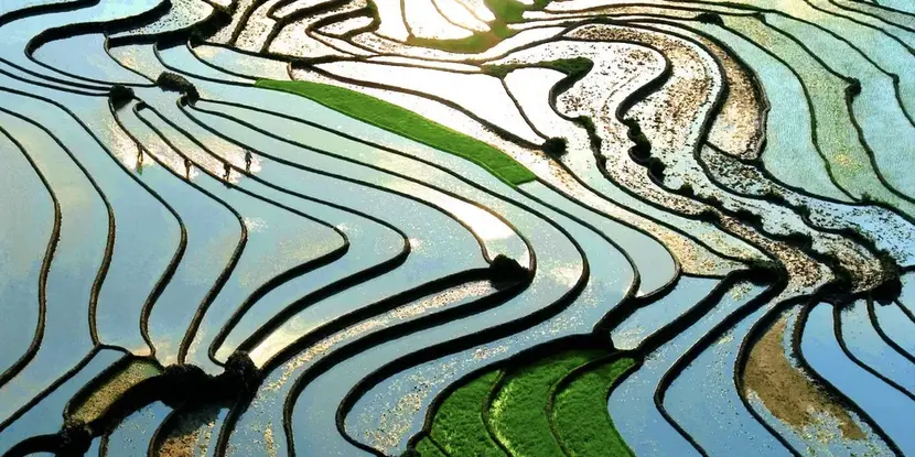 stagione nella pioggie a Sapa in Vietnam