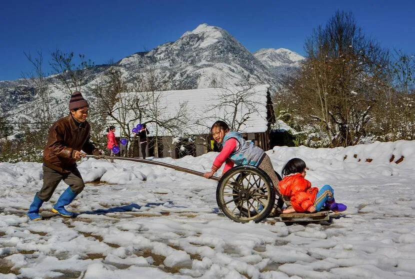 mousson a sapa, vietnam