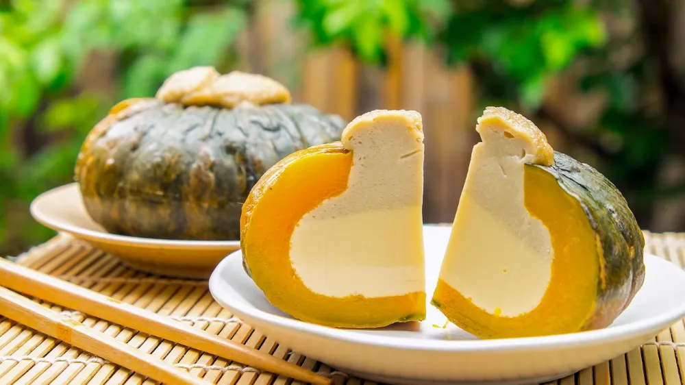 Num Sang Khya l‘peou (Flan à la citrouille)