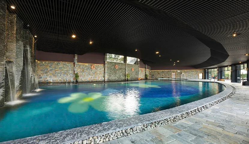 serena resort kim boi hot spring in door pool