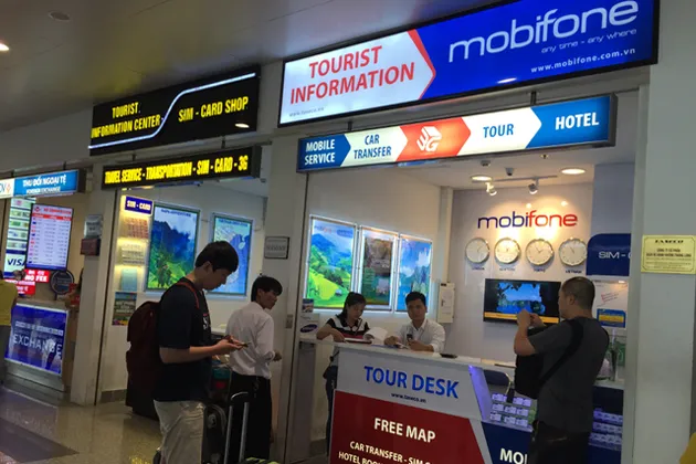 Chiosco SIM - aeroporto di Tan Son Nhat