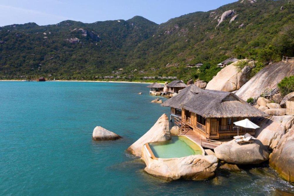 Vista panorámica de Six Senses Ninh Van Bay