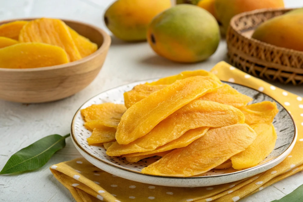 Frutta secca vietnamita venduta in un mercato locale