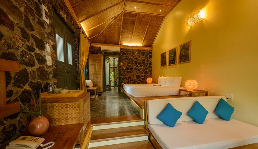 where to stay in ninh binh tam coc garden resort room